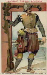 Harquebusier, 1560